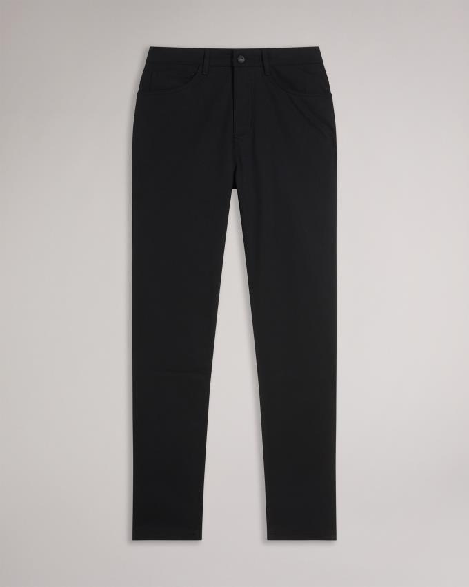 Pantalon Ted Baker Slim Fit Twill Noir Homme | VSK-03280458